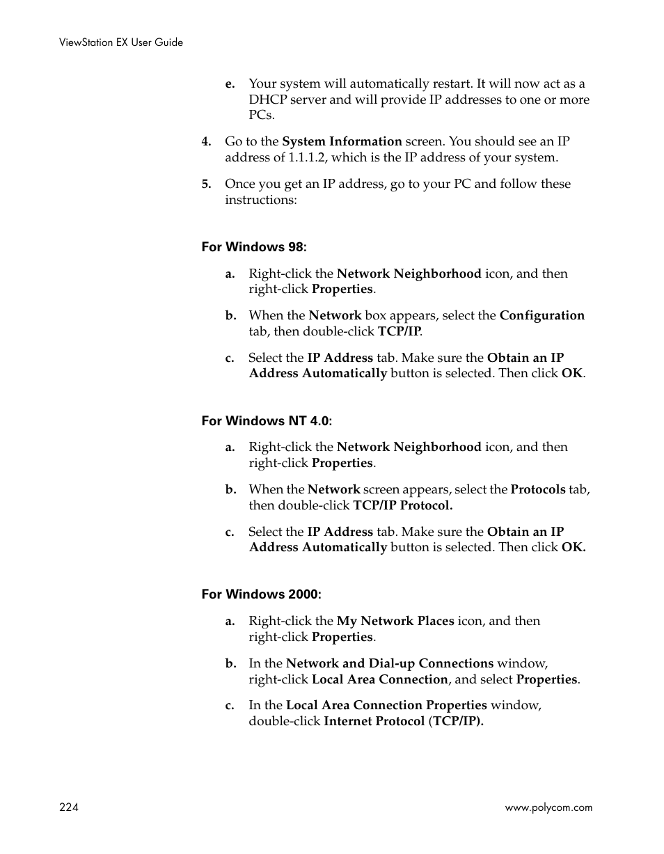 Polycom Webcam User Manual | Page 226 / 356