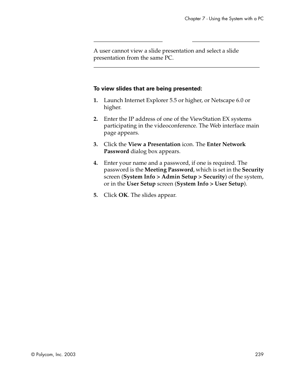 Polycom Webcam User Manual | Page 241 / 356