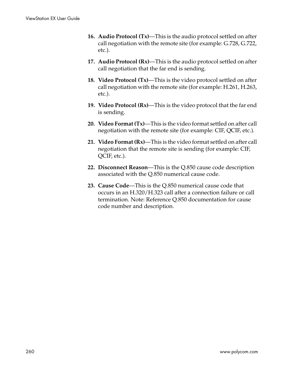 Polycom Webcam User Manual | Page 262 / 356