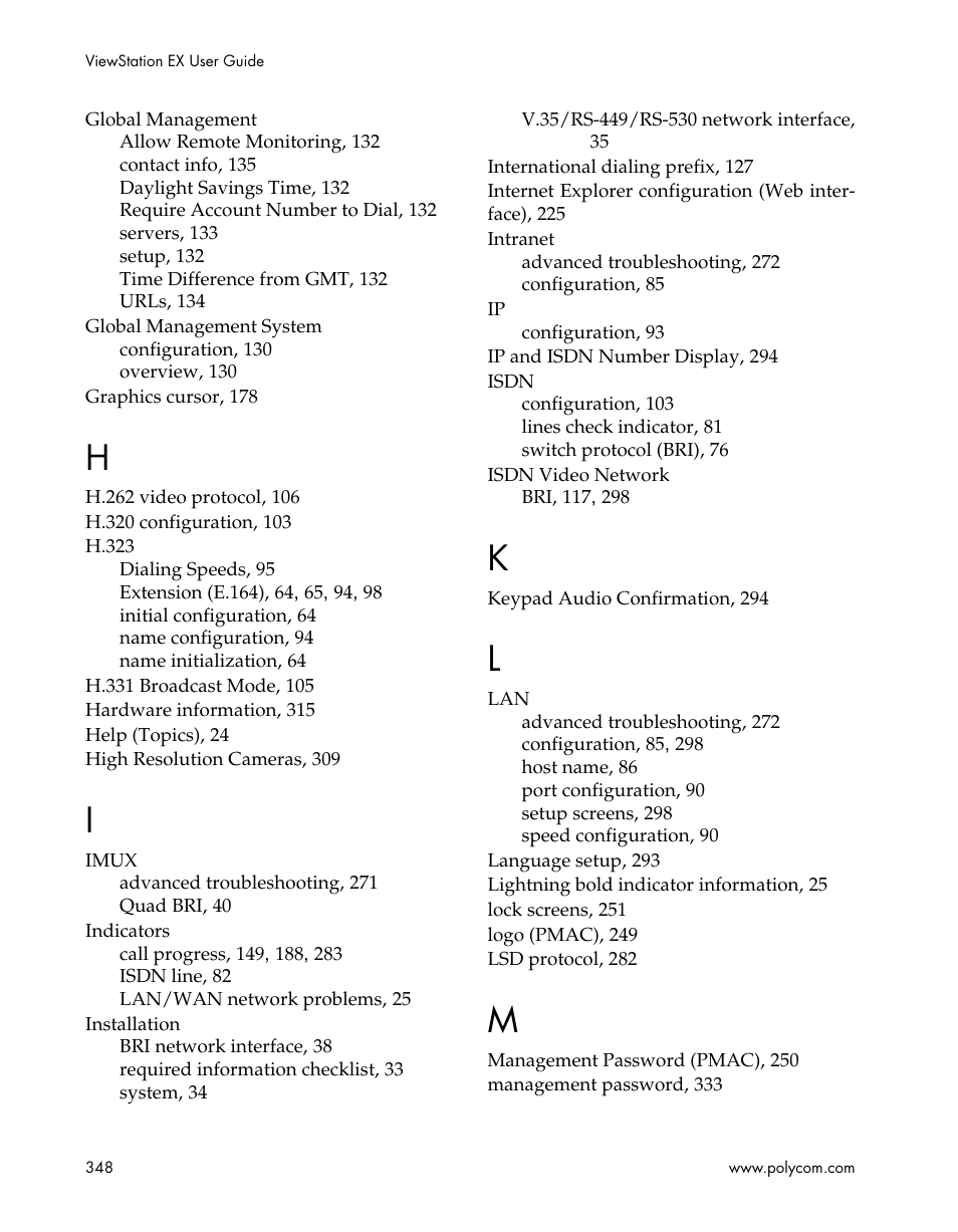 Polycom Webcam User Manual | Page 350 / 356