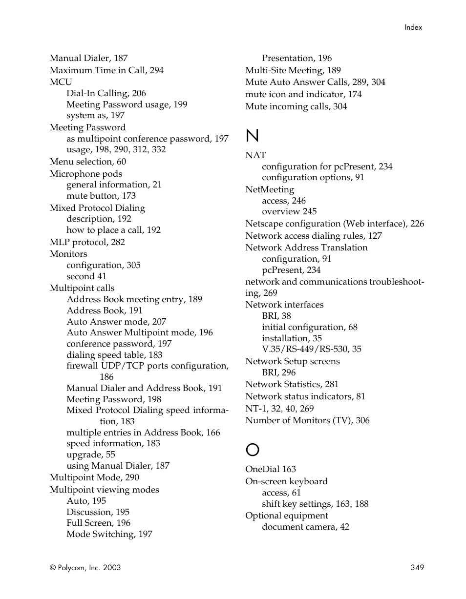 Polycom Webcam User Manual | Page 351 / 356