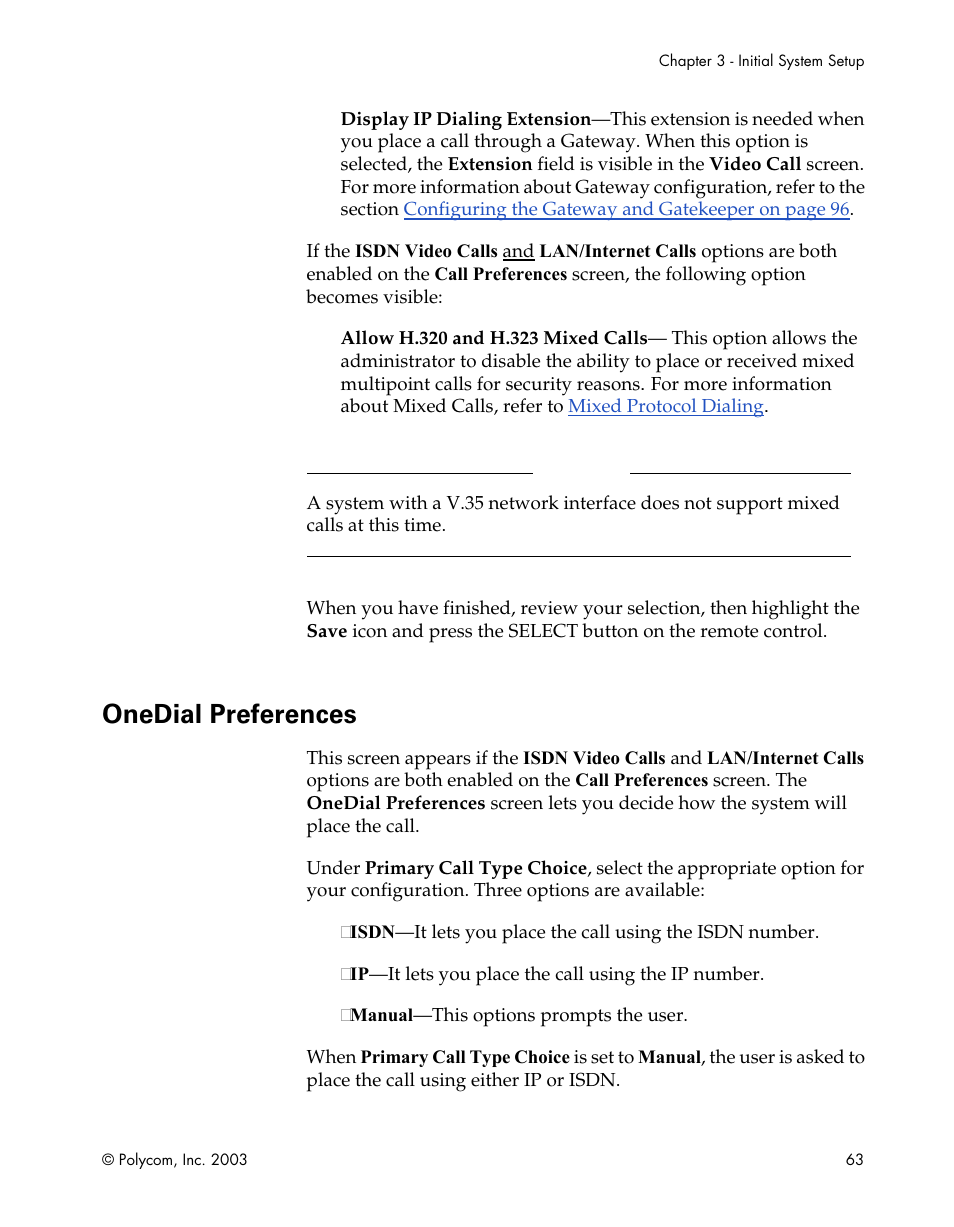 Onedial preferences | Polycom Webcam User Manual | Page 65 / 356