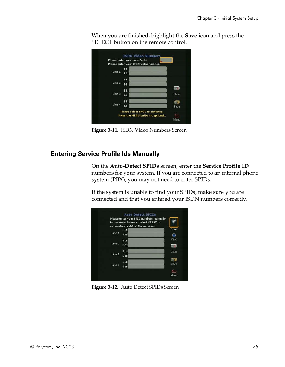 Entering service profile ids manually | Polycom Webcam User Manual | Page 77 / 356