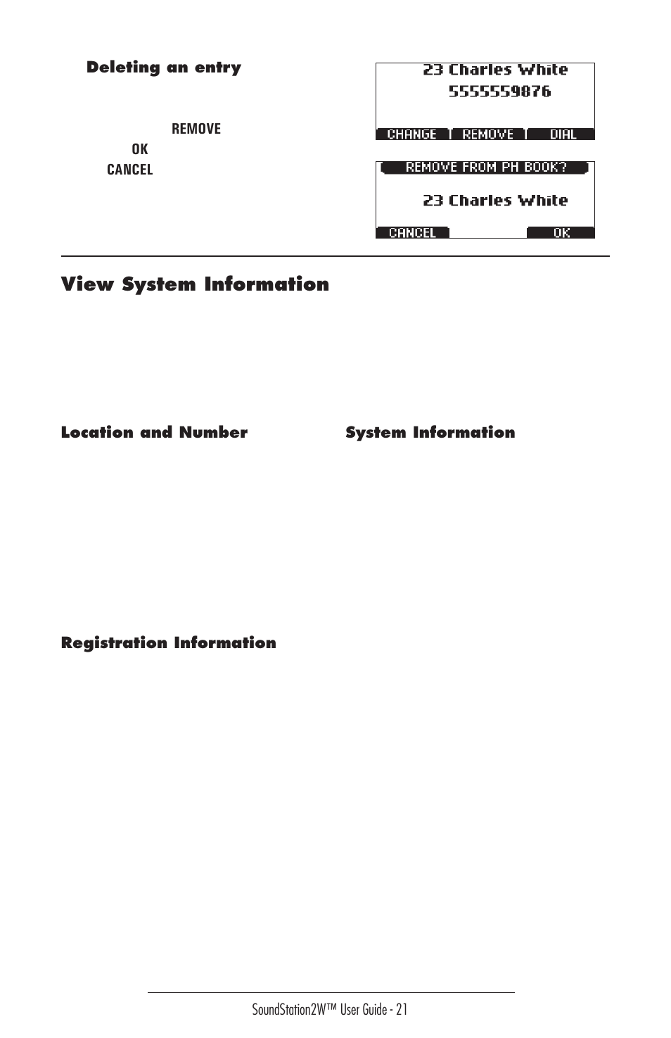 Polycom 2W User Manual | Page 21 / 42