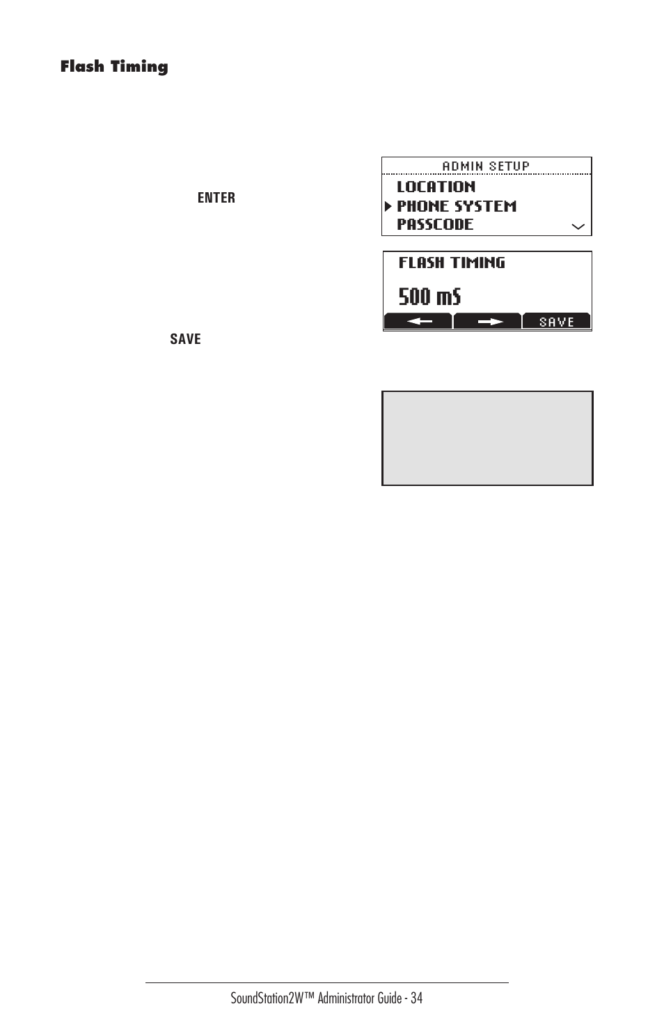 500 ms | Polycom 2W User Manual | Page 34 / 42