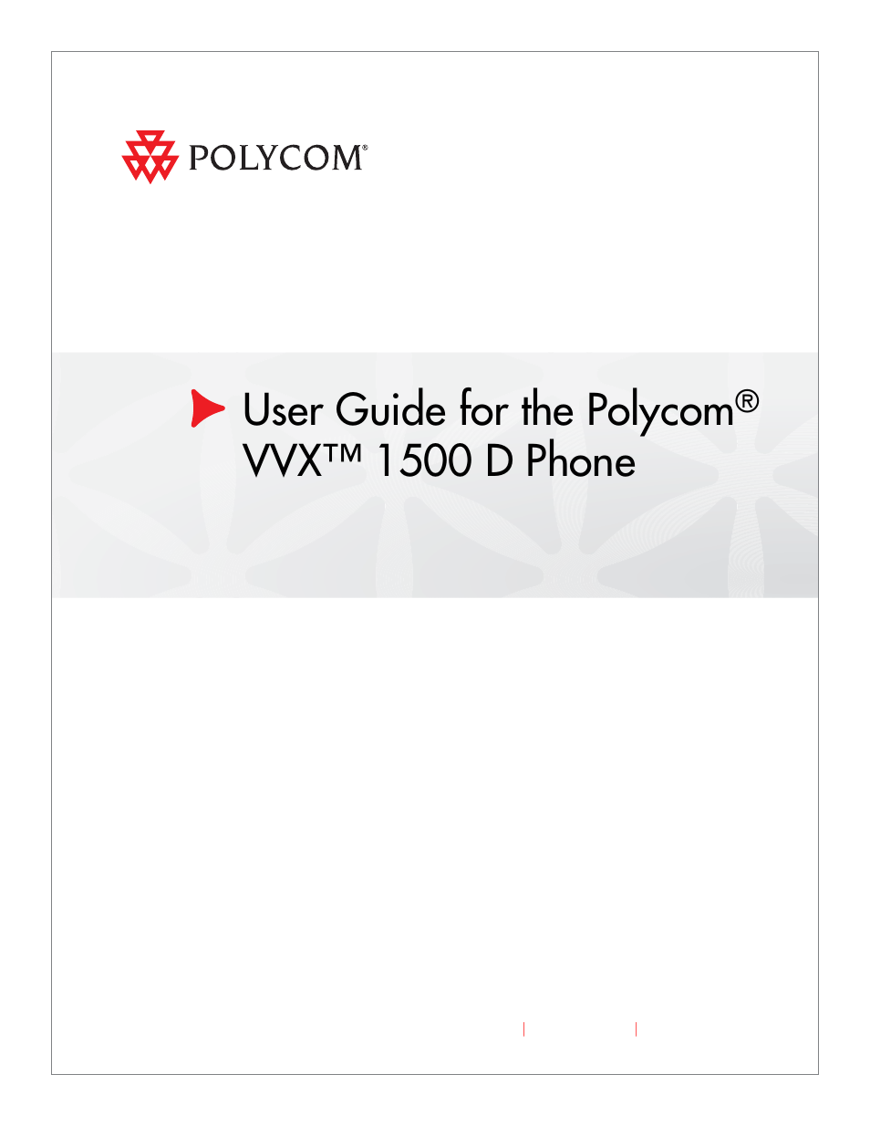 Polycom VVX 1500 D User Manual | 210 pages