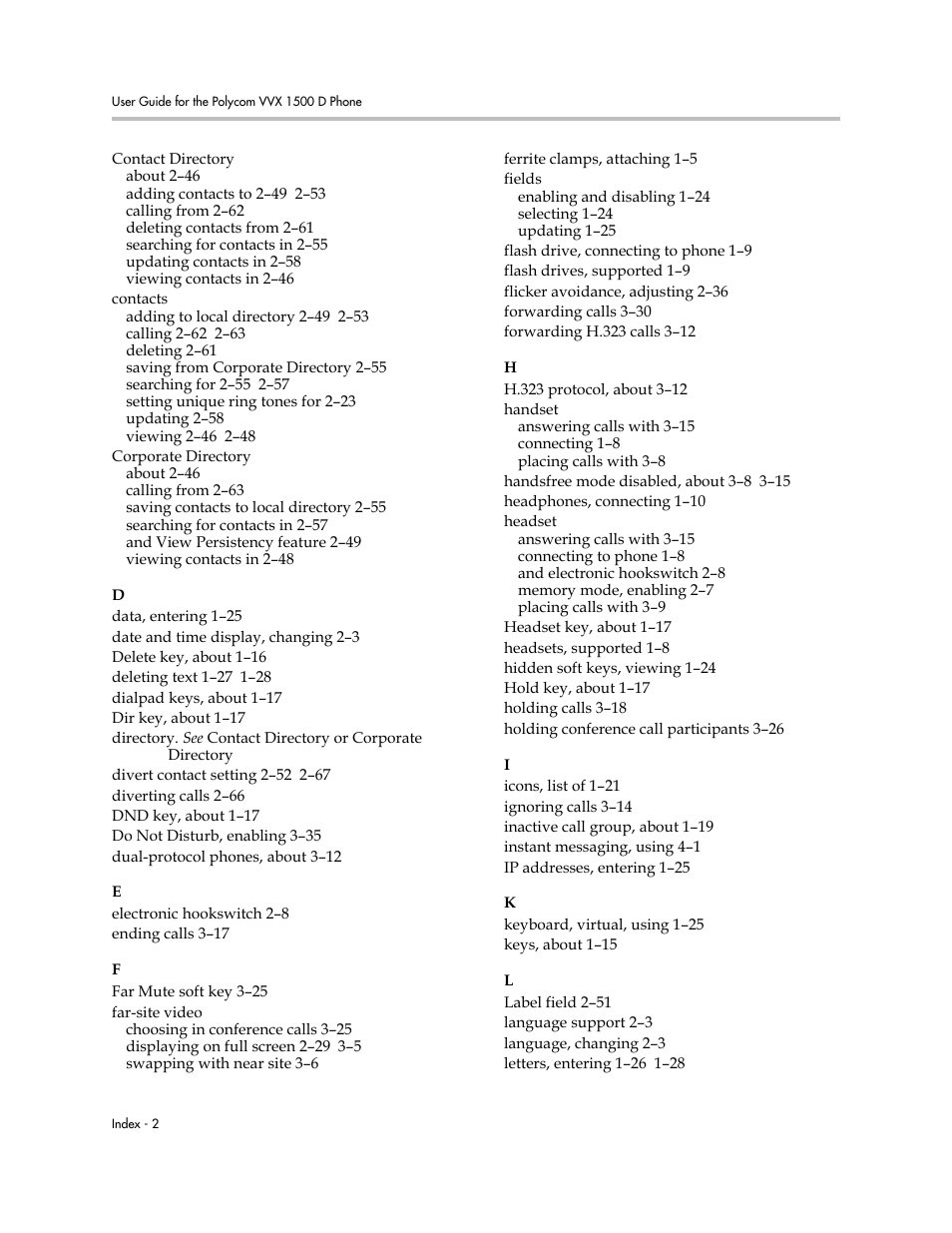 Polycom VVX 1500 D User Manual | Page 204 / 210