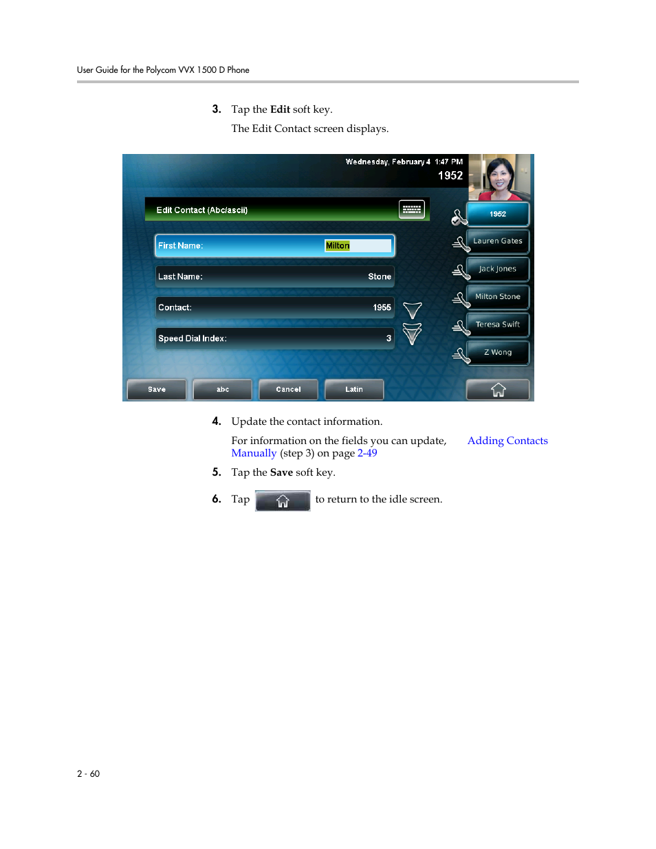 Polycom VVX 1500 D User Manual | Page 98 / 210