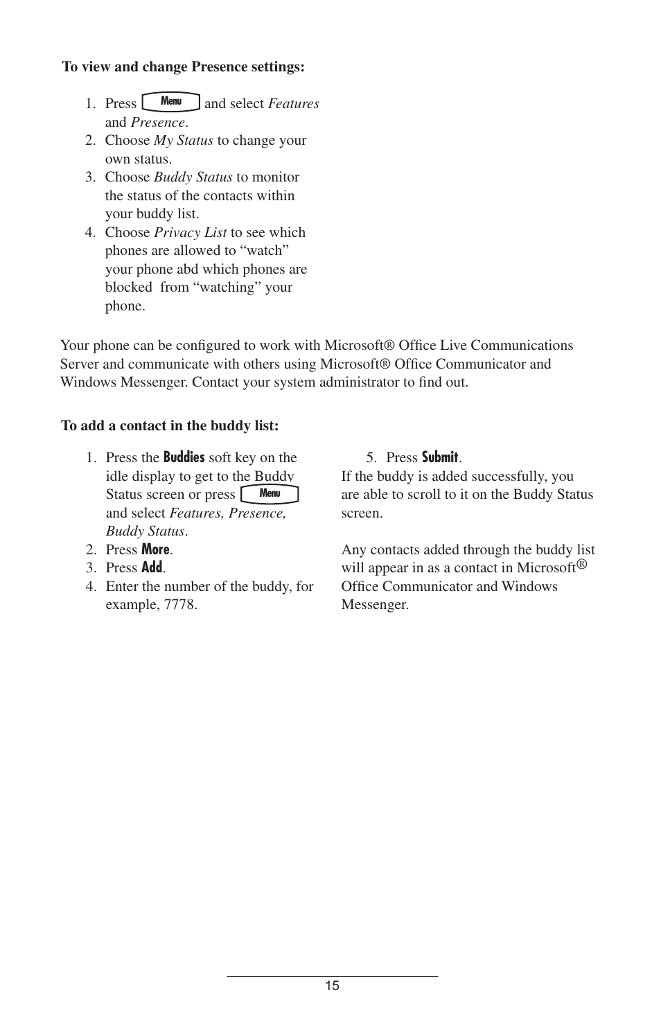 Polycom SoundStation IP 4000 SIP User Manual | Page 18 / 25