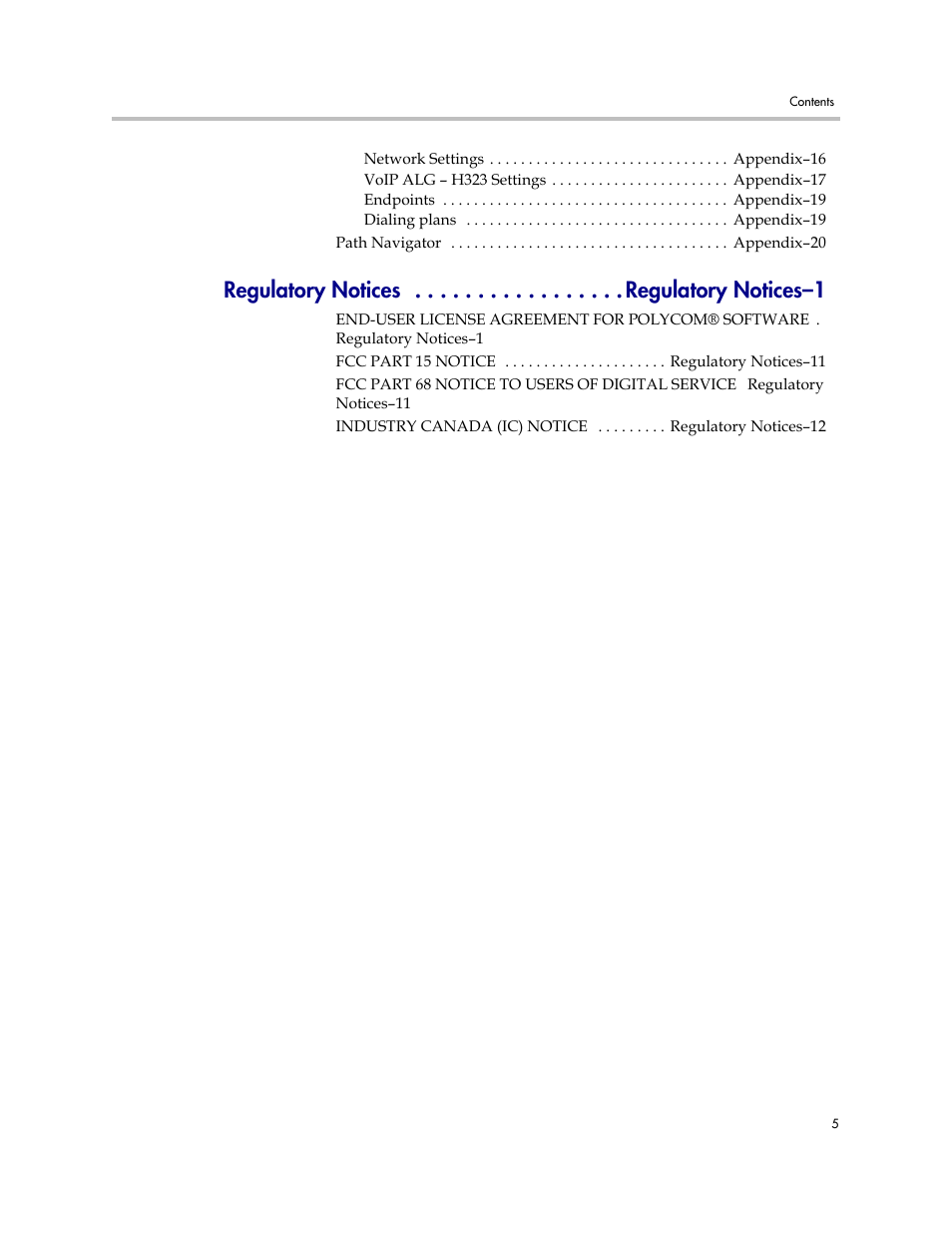 Polycom 4300T User Manual | Page 7 / 118