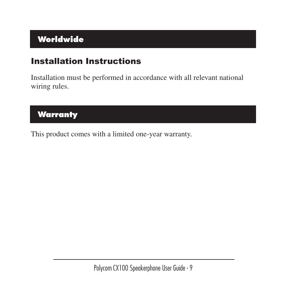 Polycom Conference Phone User Manual | Page 10 / 11