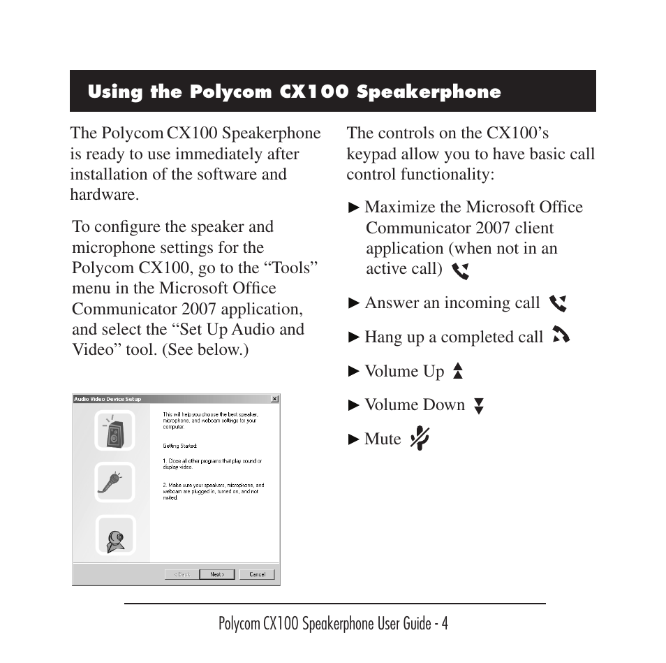 Polycom Conference Phone User Manual | Page 5 / 11