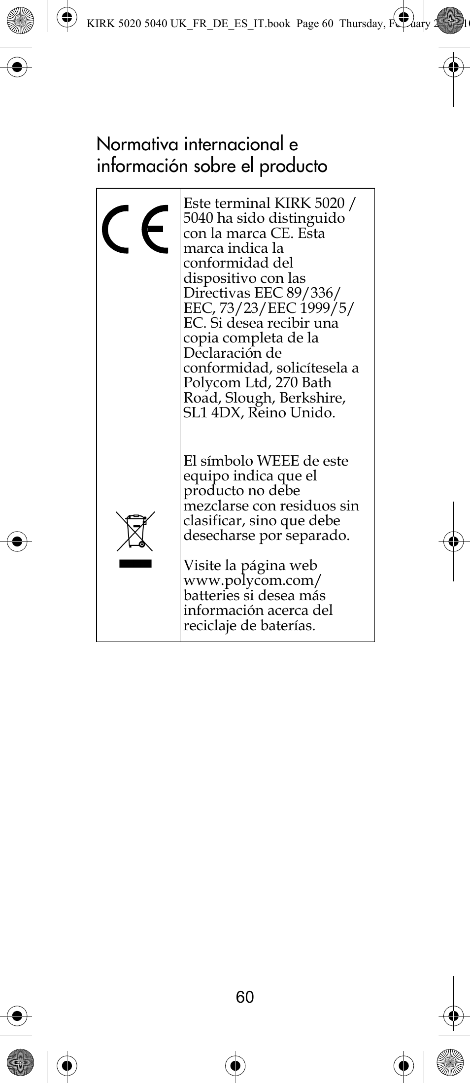 Polycom KIRK 14171914-HD User Manual | Page 60 / 76