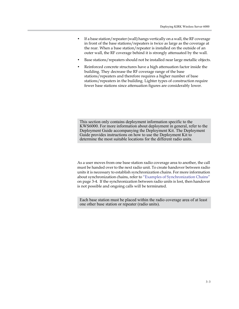 Sync over air, Sync over air –3 | Polycom KIRK KWS6000 User Manual | Page 31 / 202