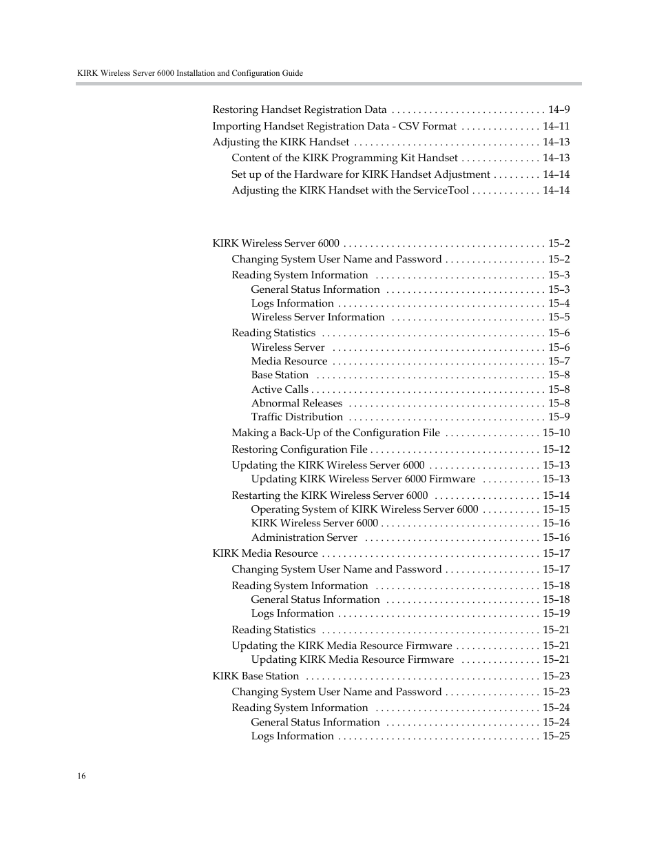 System management | Polycom KIRK KWS6000 User Manual | Page 8 / 202