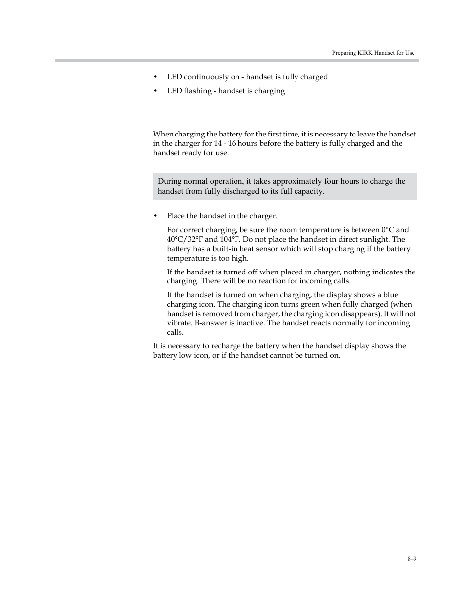 Kirk 5020/5040 handsets, Kirk 5020/5040 handsets –9 | Polycom KIRK KWS6000 User Manual | Page 83 / 202