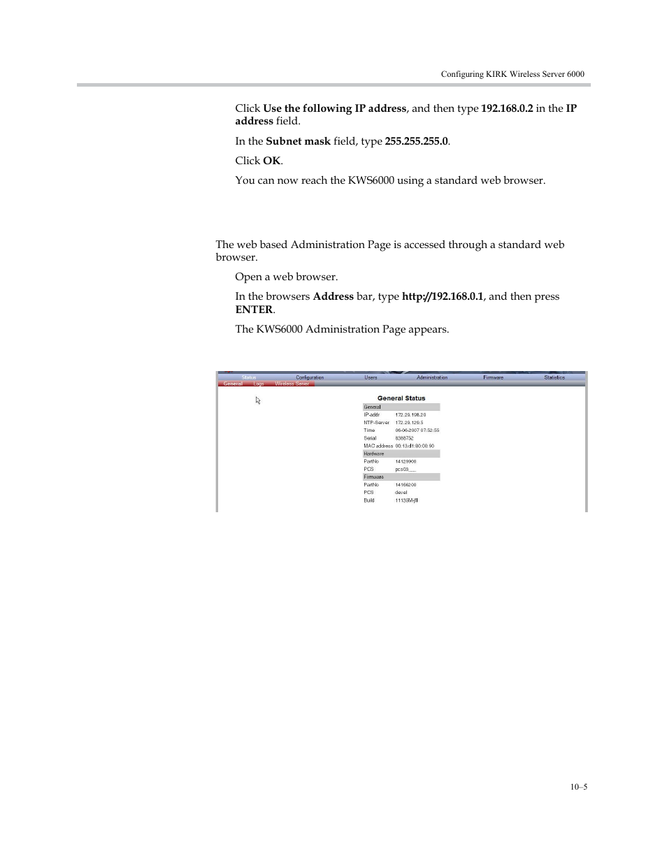 How to access the administration page | Polycom KIRK KWS6000 User Manual | Page 93 / 202