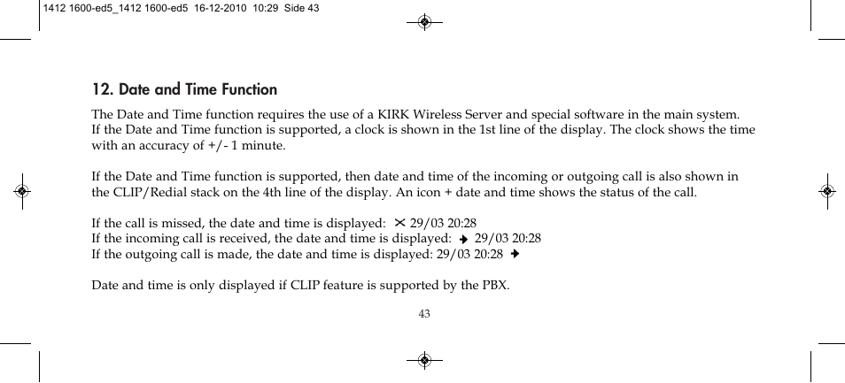 Polycom KIRK 4080 User Manual | Page 43 / 60