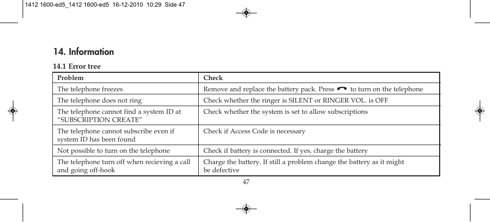 Information | Polycom KIRK 4080 User Manual | Page 47 / 60
