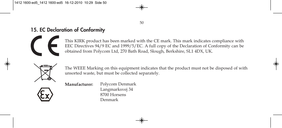Polycom KIRK 4080 User Manual | Page 50 / 60