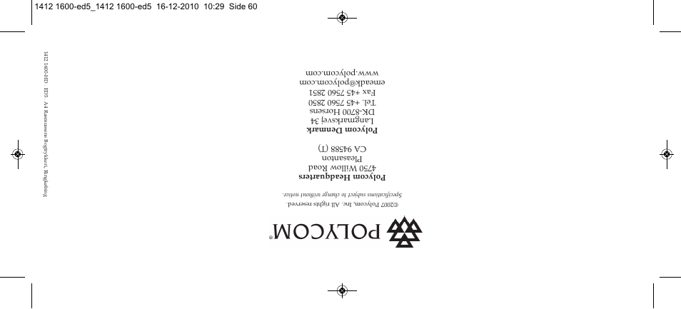 Polycom KIRK 4080 User Manual | Page 60 / 60