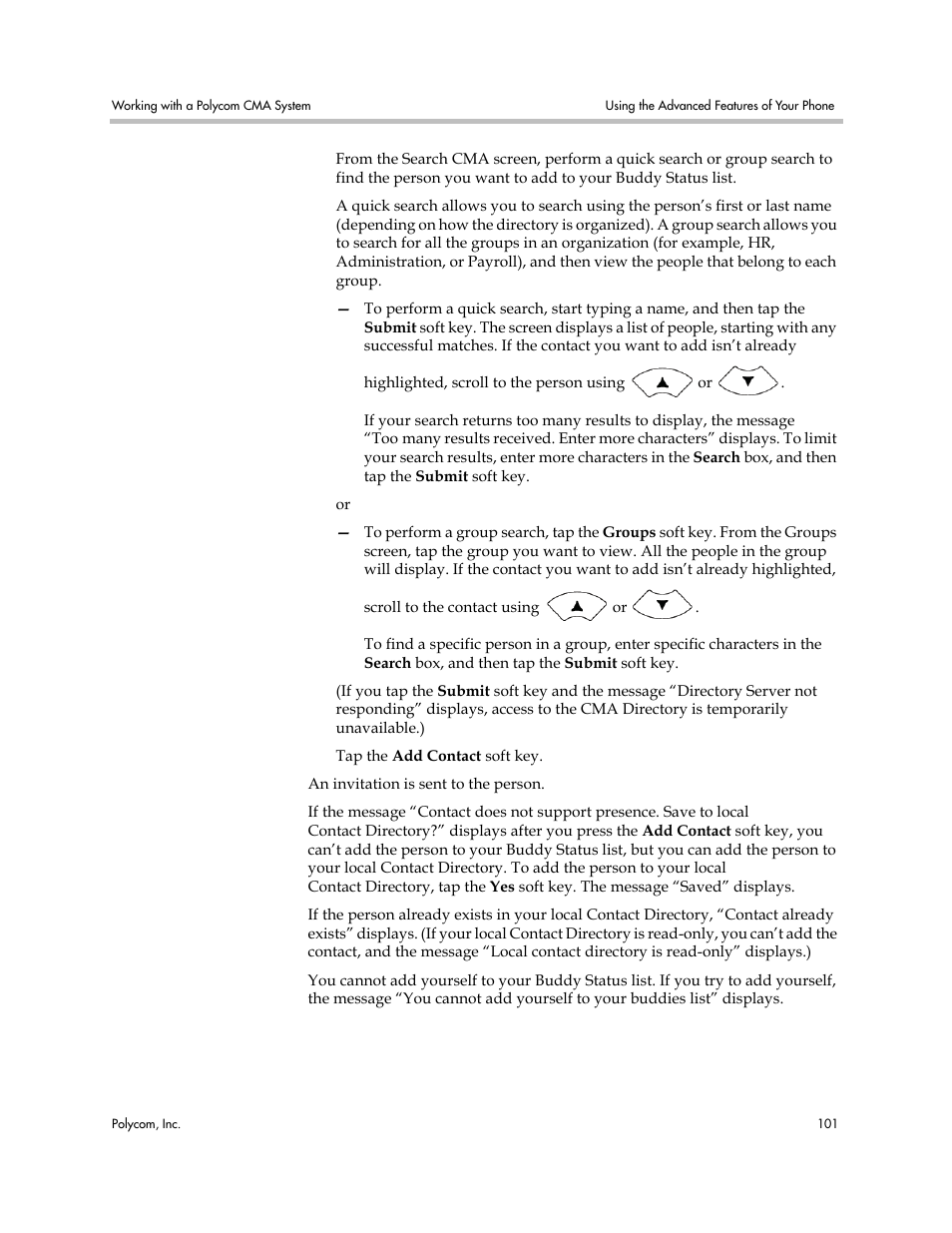 Polycom VVX 1500 Business Media Phone User Manual | Page 107 / 174