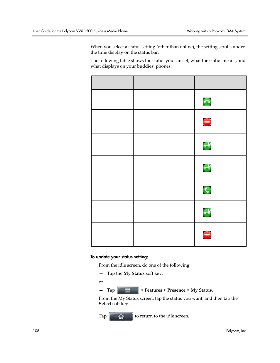 Polycom VVX 1500 Business Media Phone User Manual | Page 114 / 174