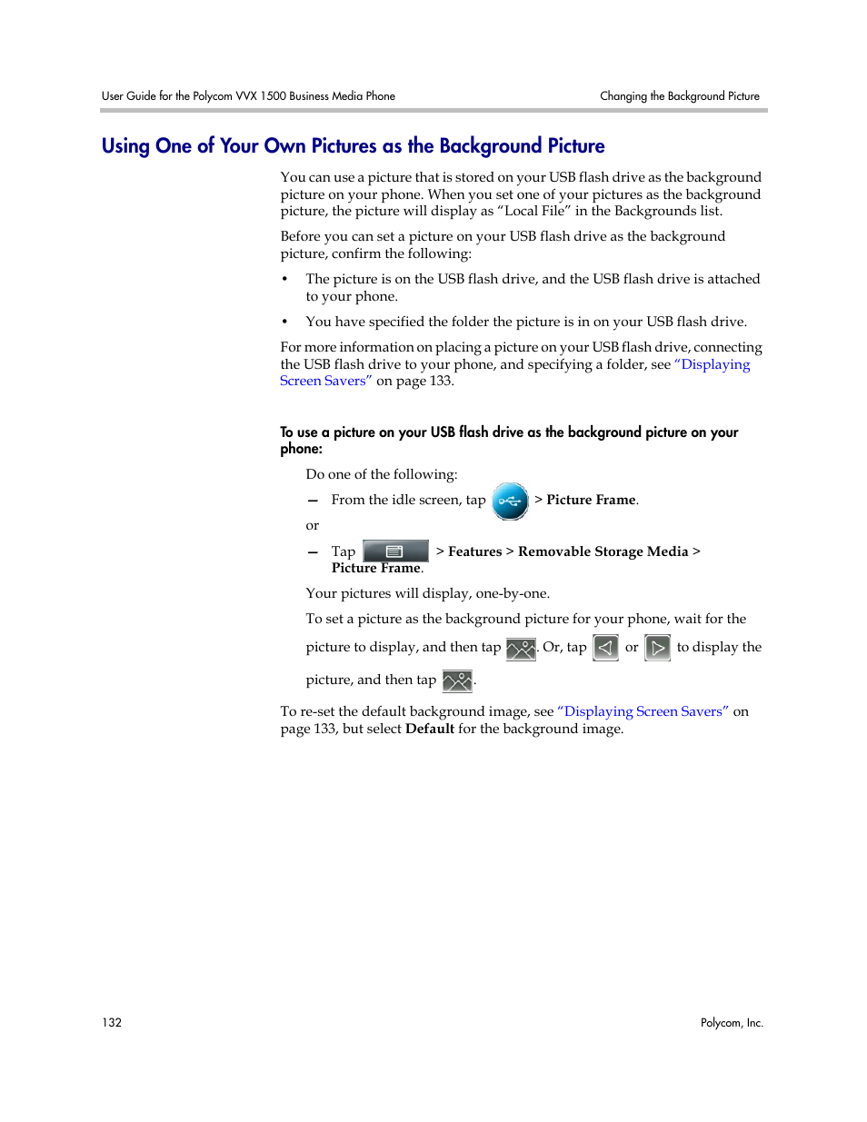 Polycom VVX 1500 Business Media Phone User Manual | Page 138 / 174