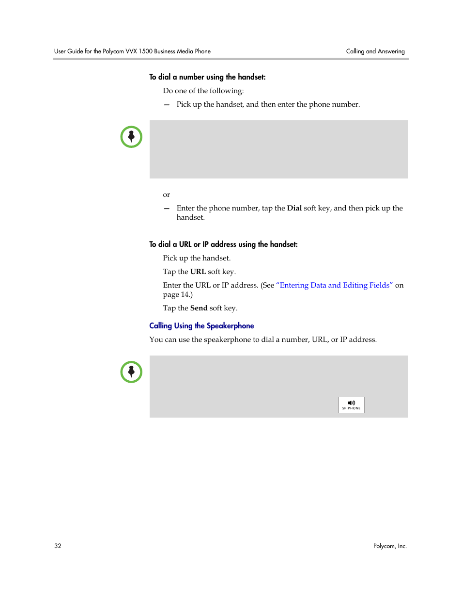 Polycom VVX 1500 Business Media Phone User Manual | Page 38 / 174