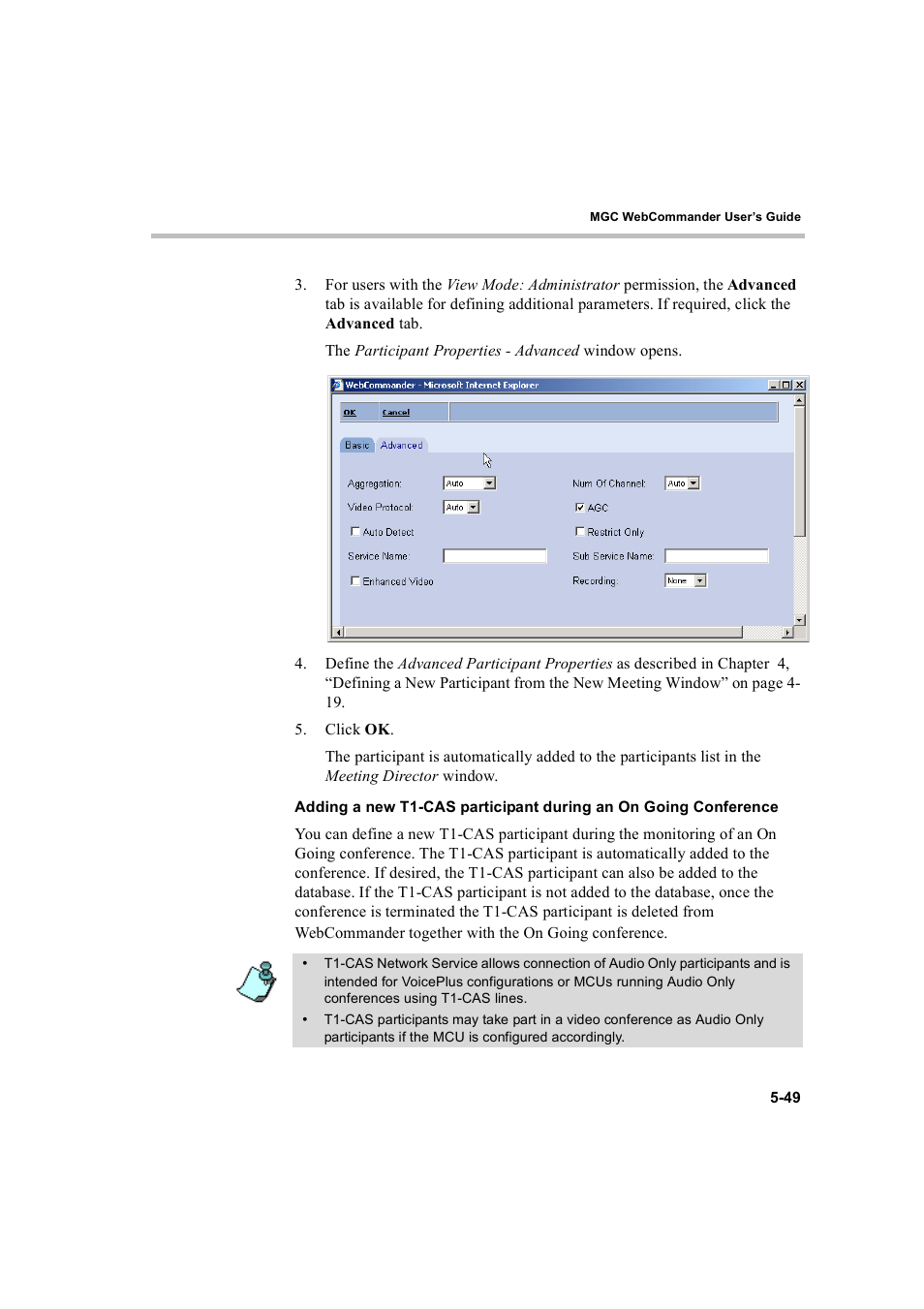 Polycom WEBCOMMANDER 8 User Manual | Page 125 / 434