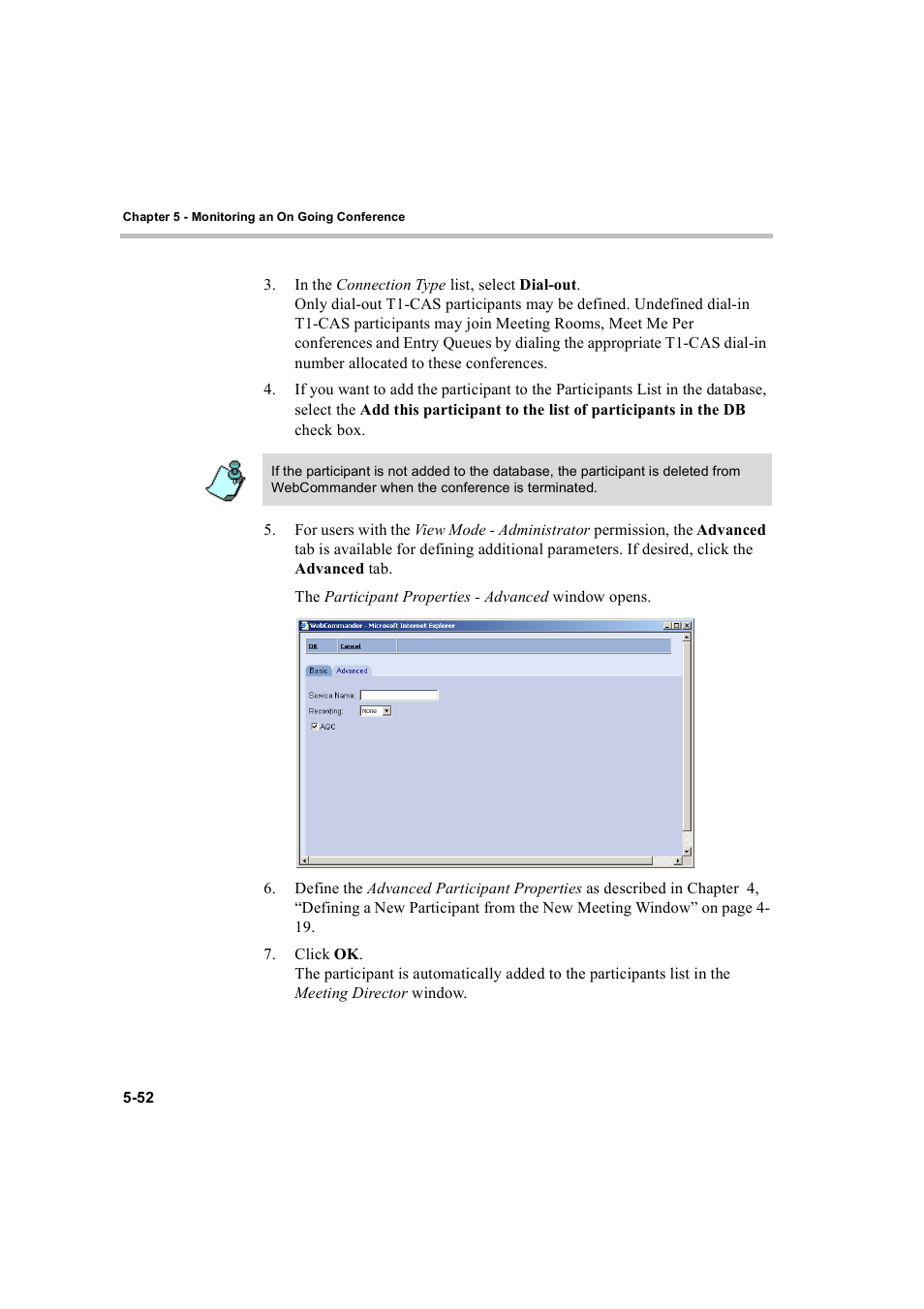Polycom WEBCOMMANDER 8 User Manual | Page 128 / 434