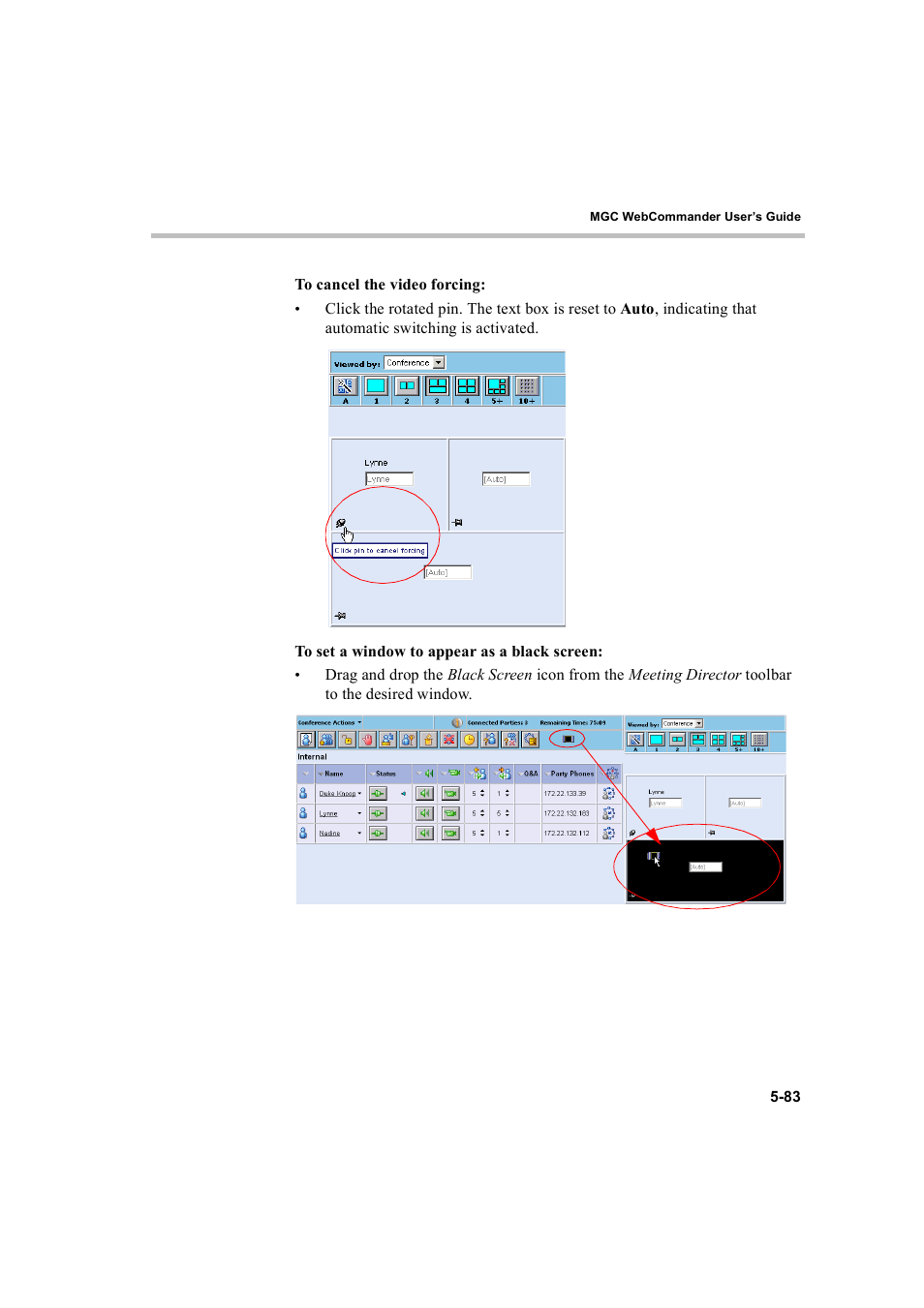 Polycom WEBCOMMANDER 8 User Manual | Page 159 / 434