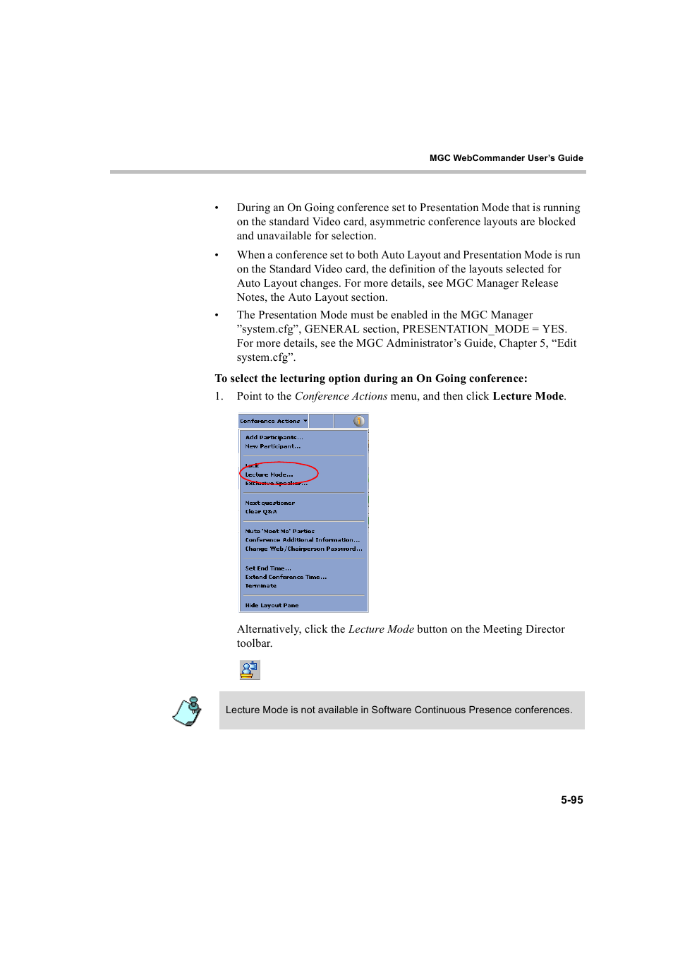 Polycom WEBCOMMANDER 8 User Manual | Page 171 / 434