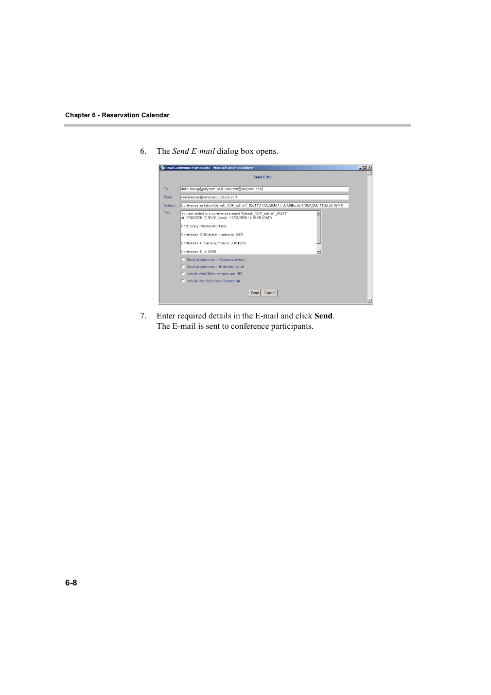 Polycom WEBCOMMANDER 8 User Manual | Page 206 / 434