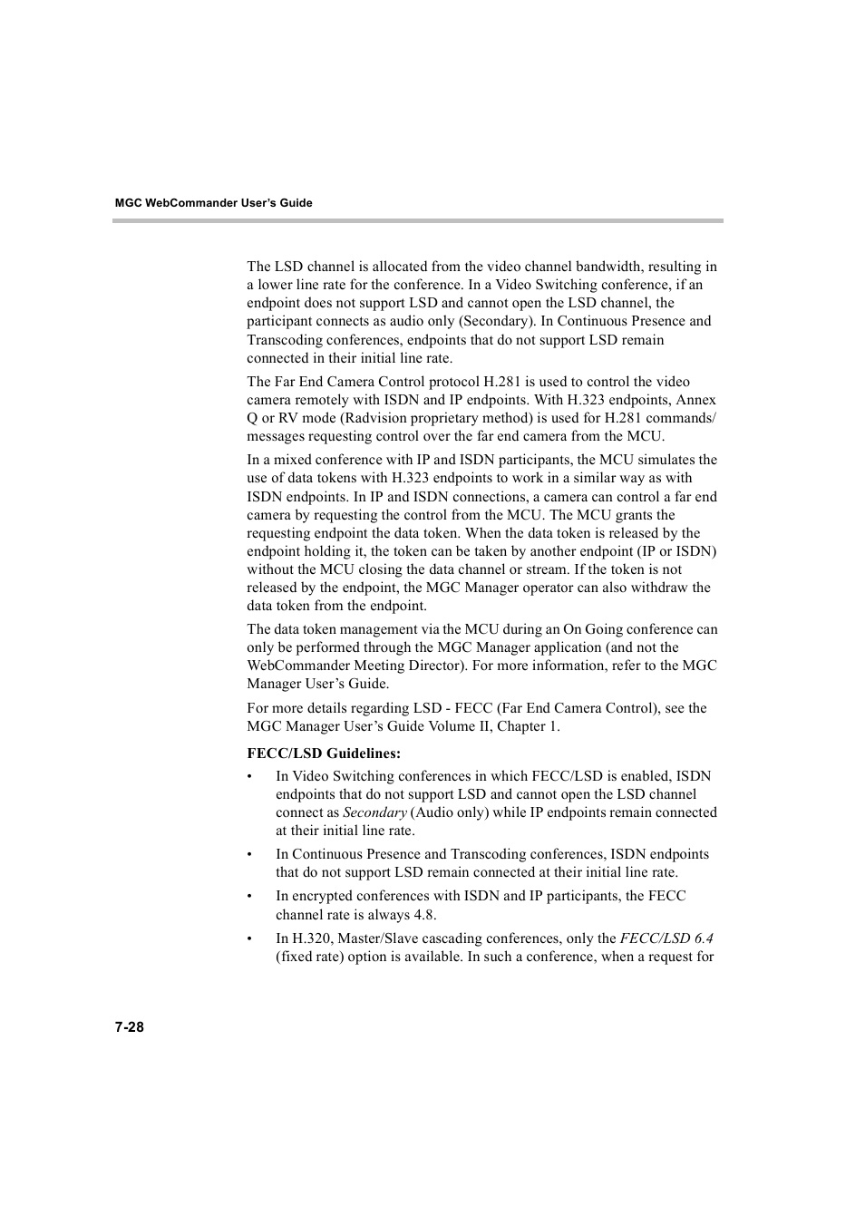Polycom WEBCOMMANDER 8 User Manual | Page 238 / 434