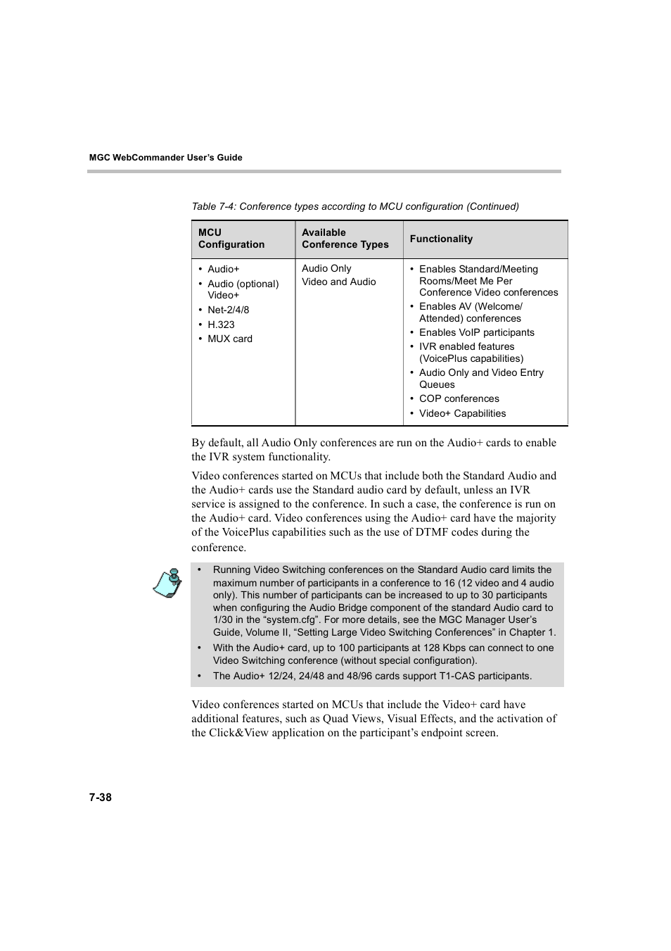 Polycom WEBCOMMANDER 8 User Manual | Page 248 / 434