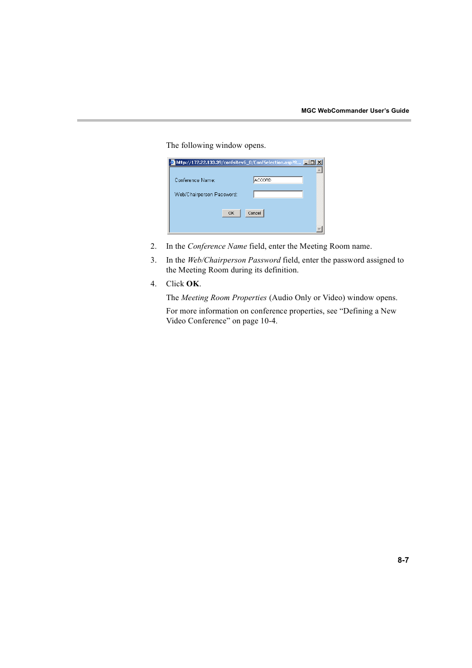 Polycom WEBCOMMANDER 8 User Manual | Page 257 / 434