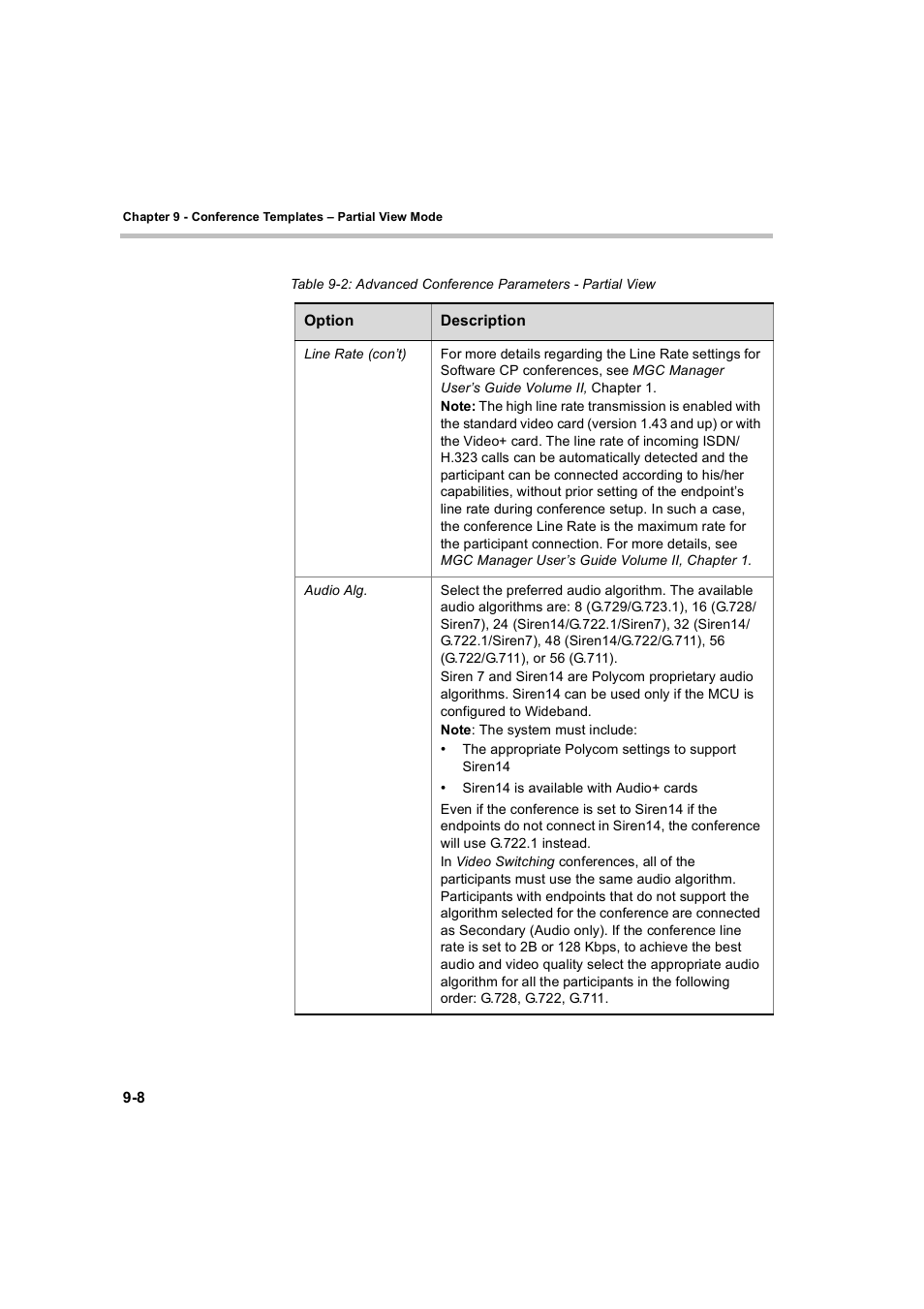 Polycom WEBCOMMANDER 8 User Manual | Page 266 / 434