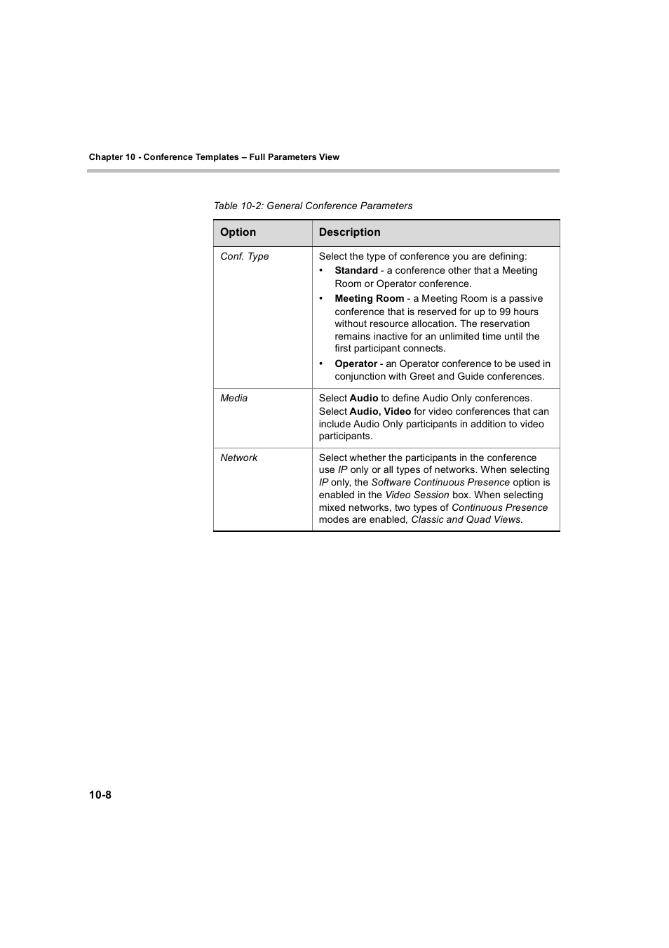 Polycom WEBCOMMANDER 8 User Manual | Page 294 / 434