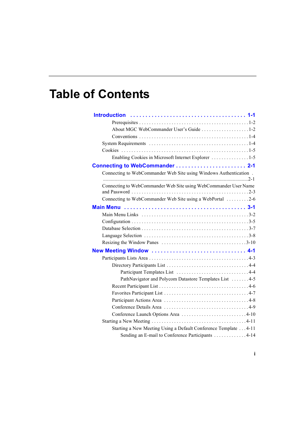 Polycom WEBCOMMANDER 8 User Manual | Page 3 / 434