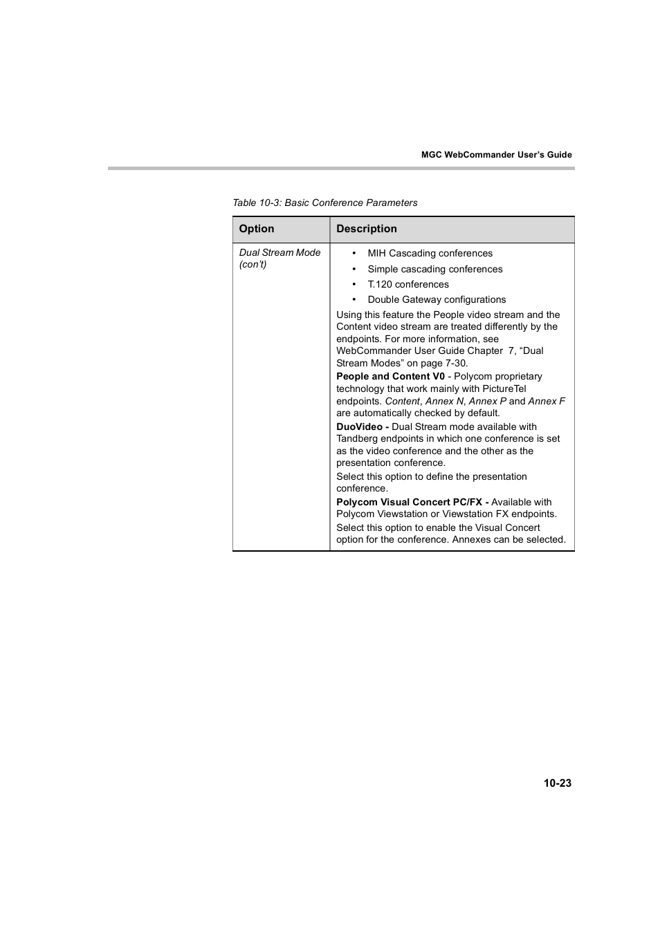 Polycom WEBCOMMANDER 8 User Manual | Page 309 / 434