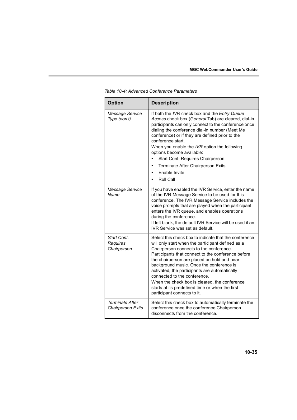 Polycom WEBCOMMANDER 8 User Manual | Page 321 / 434