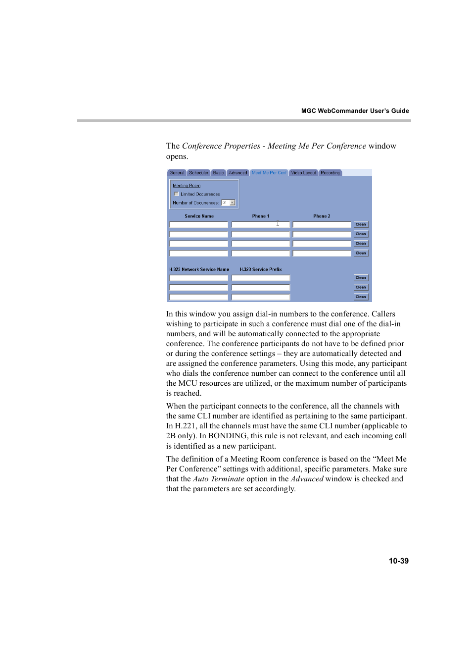 Polycom WEBCOMMANDER 8 User Manual | Page 325 / 434