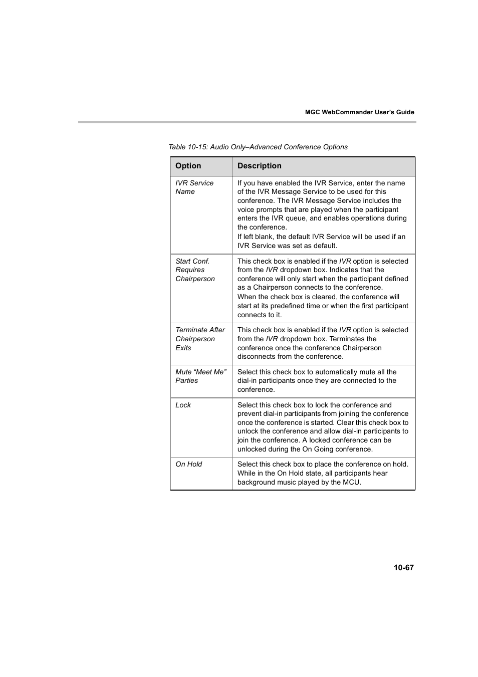 Polycom WEBCOMMANDER 8 User Manual | Page 353 / 434