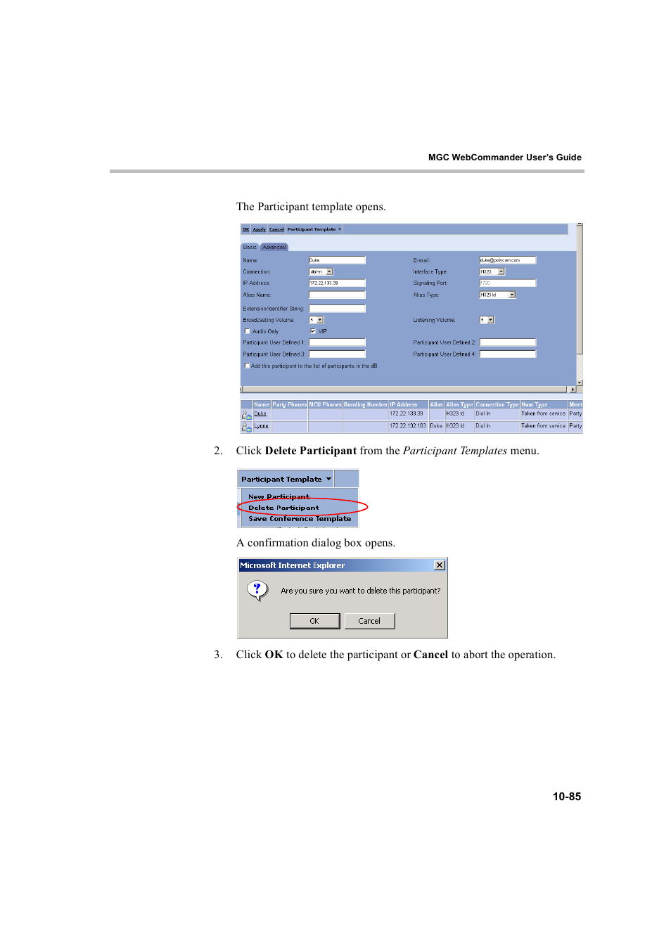 Polycom WEBCOMMANDER 8 User Manual | Page 371 / 434