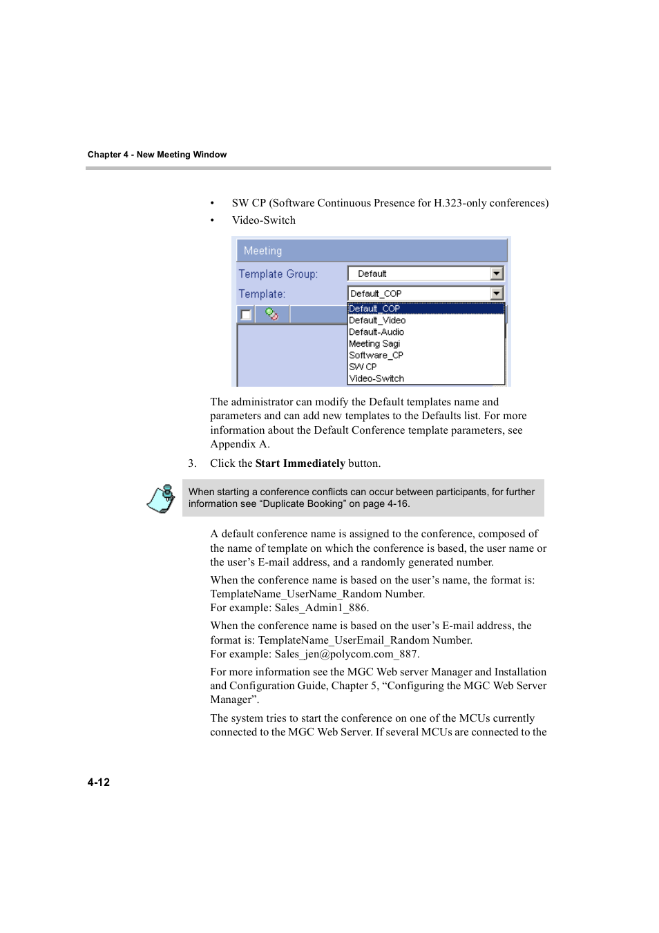 Polycom WEBCOMMANDER 8 User Manual | Page 44 / 434