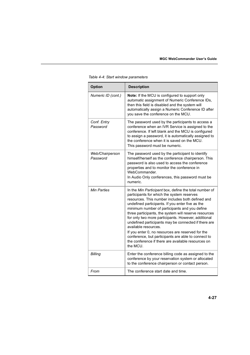 Polycom WEBCOMMANDER 8 User Manual | Page 59 / 434