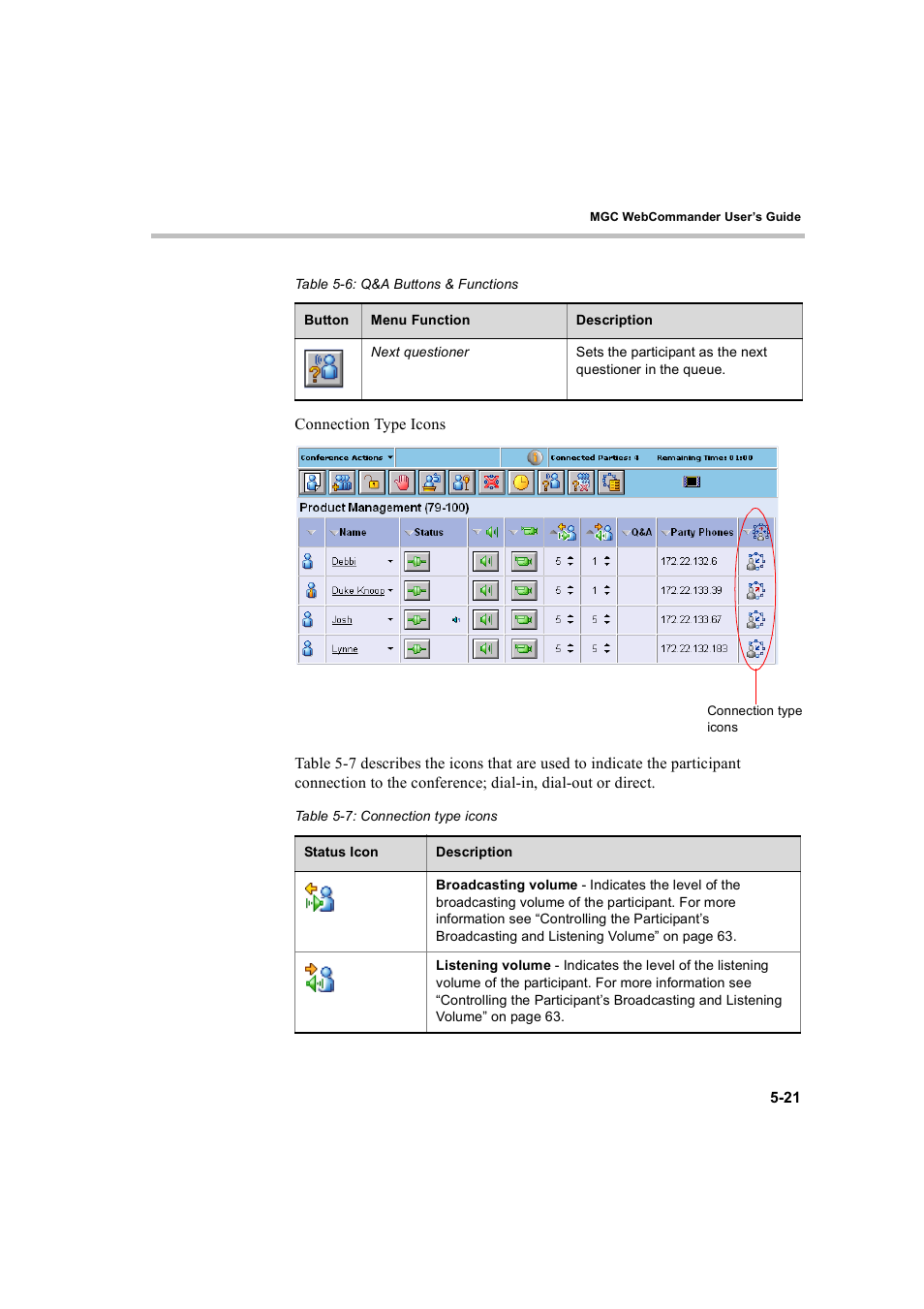 Polycom WEBCOMMANDER 8 User Manual | Page 97 / 434
