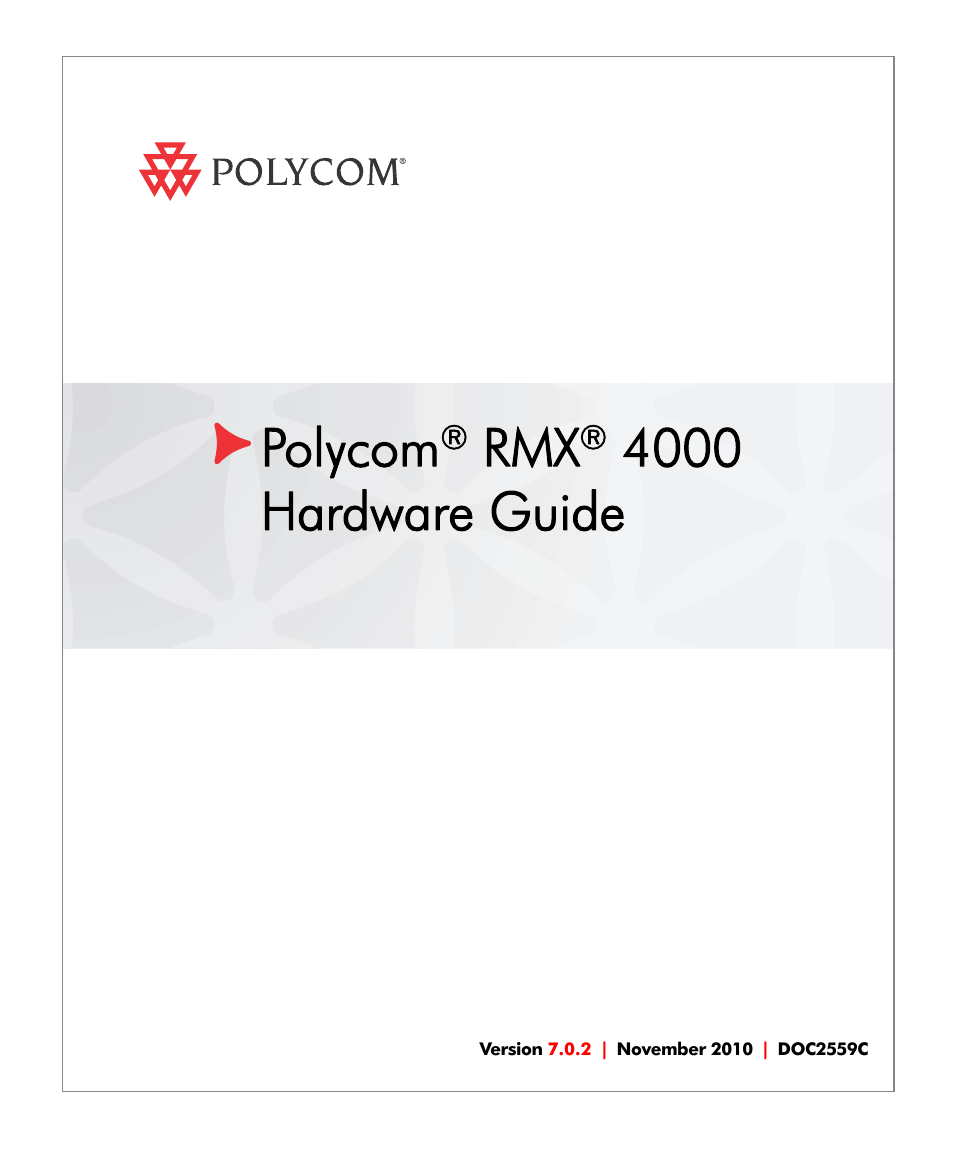 Polycom DOC2559C User Manual | 63 pages