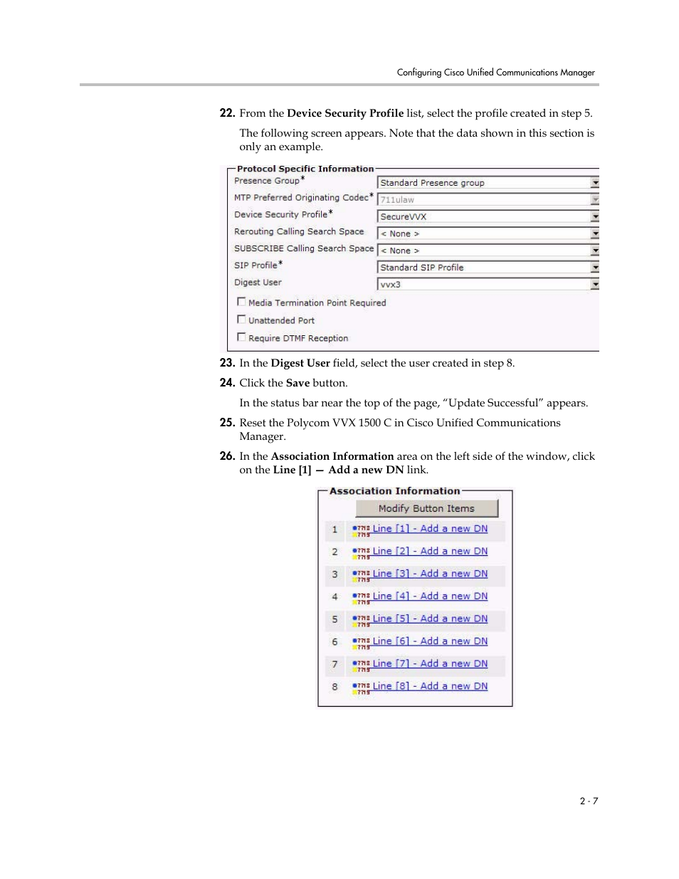 Polycom VVX C Business  Media Phone for Cisco Unified  Communications Manager (SIP) User Manual | Page 17 / 52